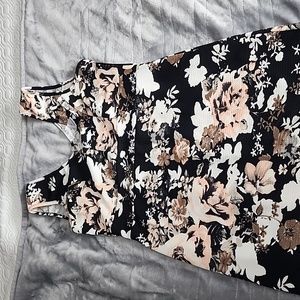 Floral dress, knee length